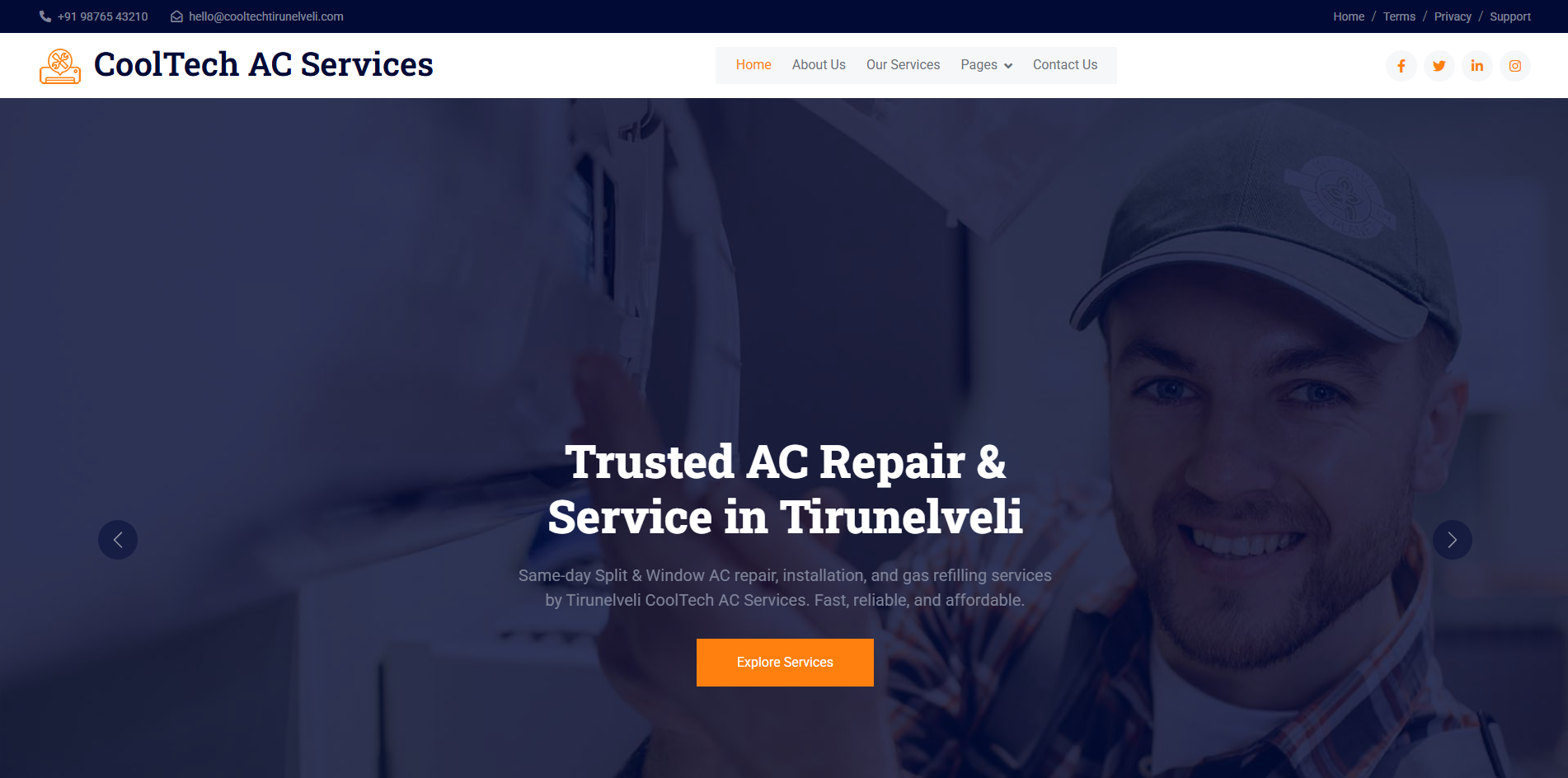 AC Services Website